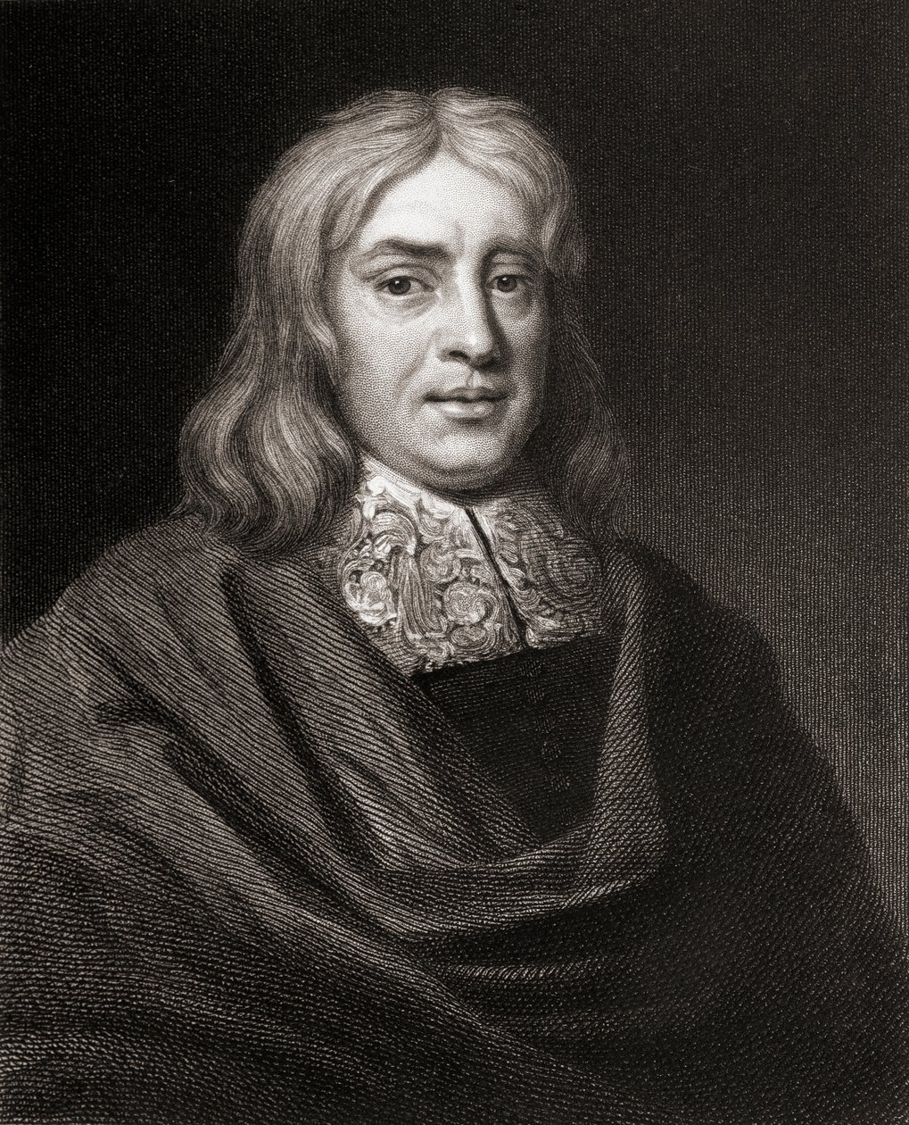 توماس سيدنهام (1624-1689) من معرض الصور ، نُشر عام 1833 بواسطة مدرسة اللغة الإنجليزية