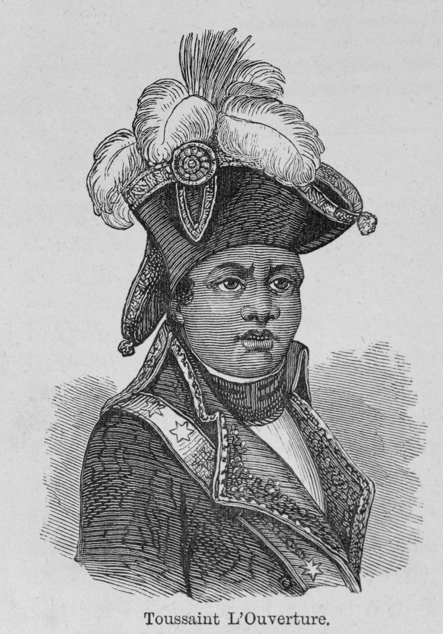 توسان لوفرتور (c.1743-1803) ، من "الماضي والحاضر في سانتو دومينغو" بقلم صامويل هازارد ، الحانة. عام 1873 بواسطة مدرسة اللغة الإنجليزية