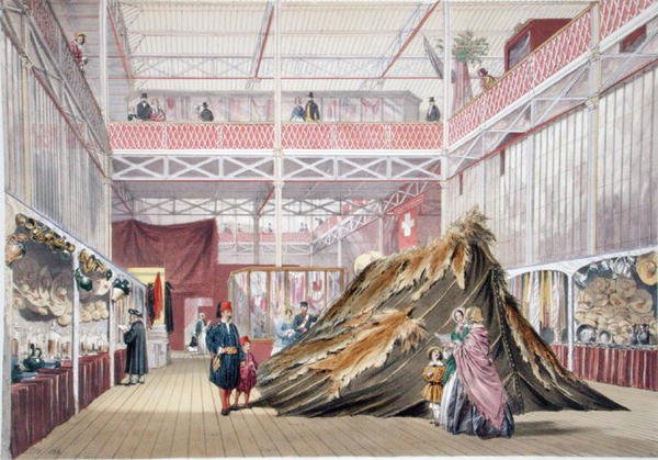 تونس رقم 1 ، من "صور ديكنسون الشاملة للمعرض الكبير لعام 1851" ، نُشر عام 1854 (ليثو ملون) بواسطة مدرسة اللغة الإنجليزية