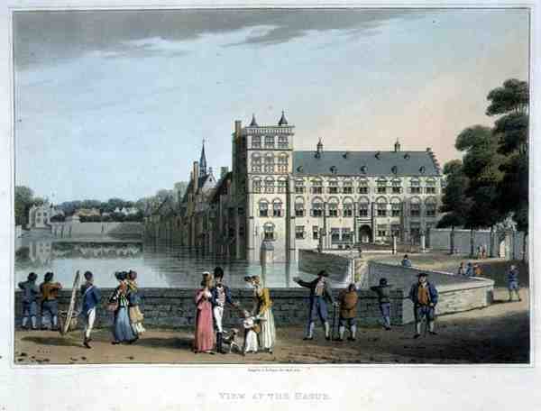 عرض في لاهاي ، حانة. بقلم روبرت بوير (1758-1834) بواسطة مدرسة اللغة الإنجليزية