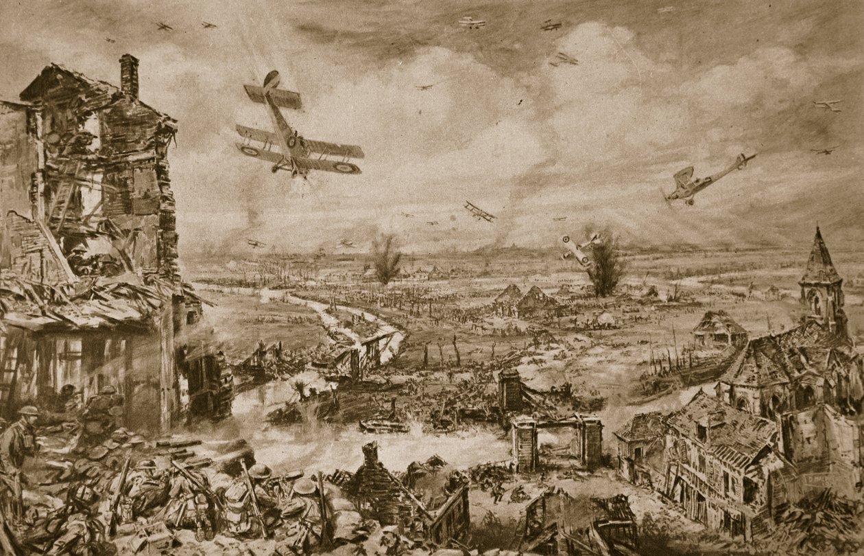 انطباع واضح عن النضال الرائع من أجل أرمينتير في أبريل 1918 ، 1918-1919 بواسطة مدرسة اللغة الإنجليزية