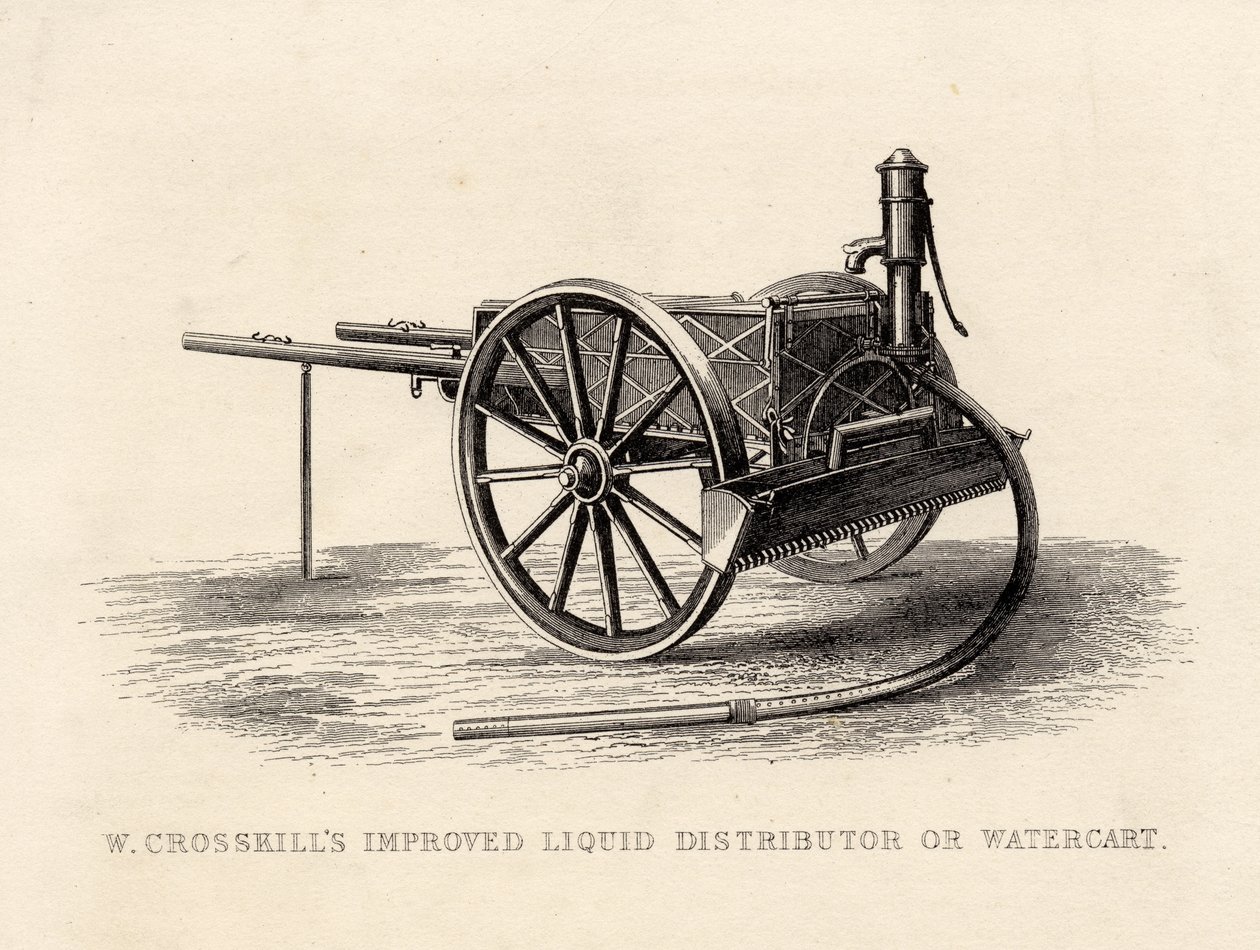 W. Crosskills موزع سائل محسن أو Watercart بواسطة مدرسة اللغة الإنجليزية