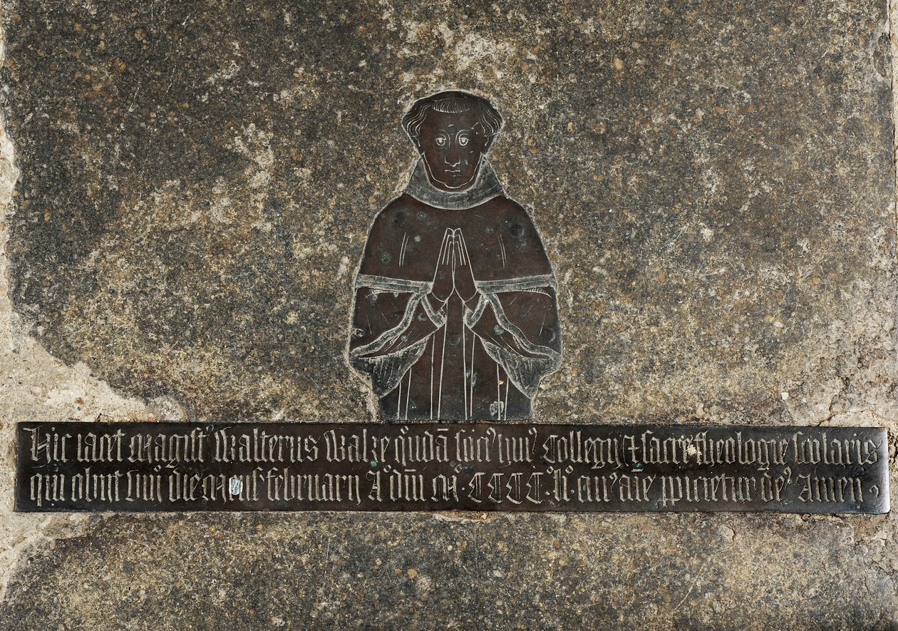 والتر ويك ، c.1451-52 (نحاسي) بواسطة مدرسة اللغة الإنجليزية