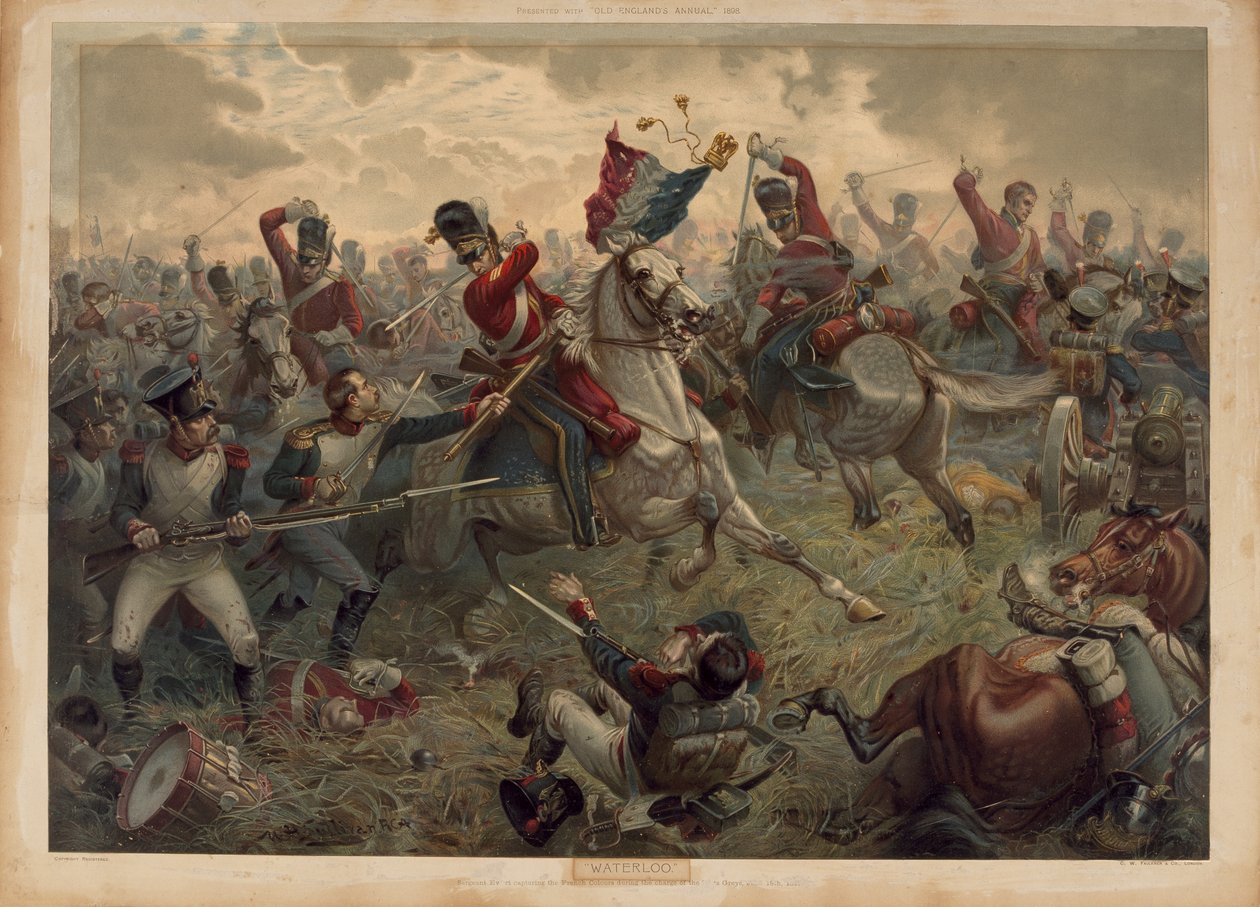 Waterloo ، تم تقديمه مع "Old England's Annual" بواسطة مدرسة اللغة الإنجليزية