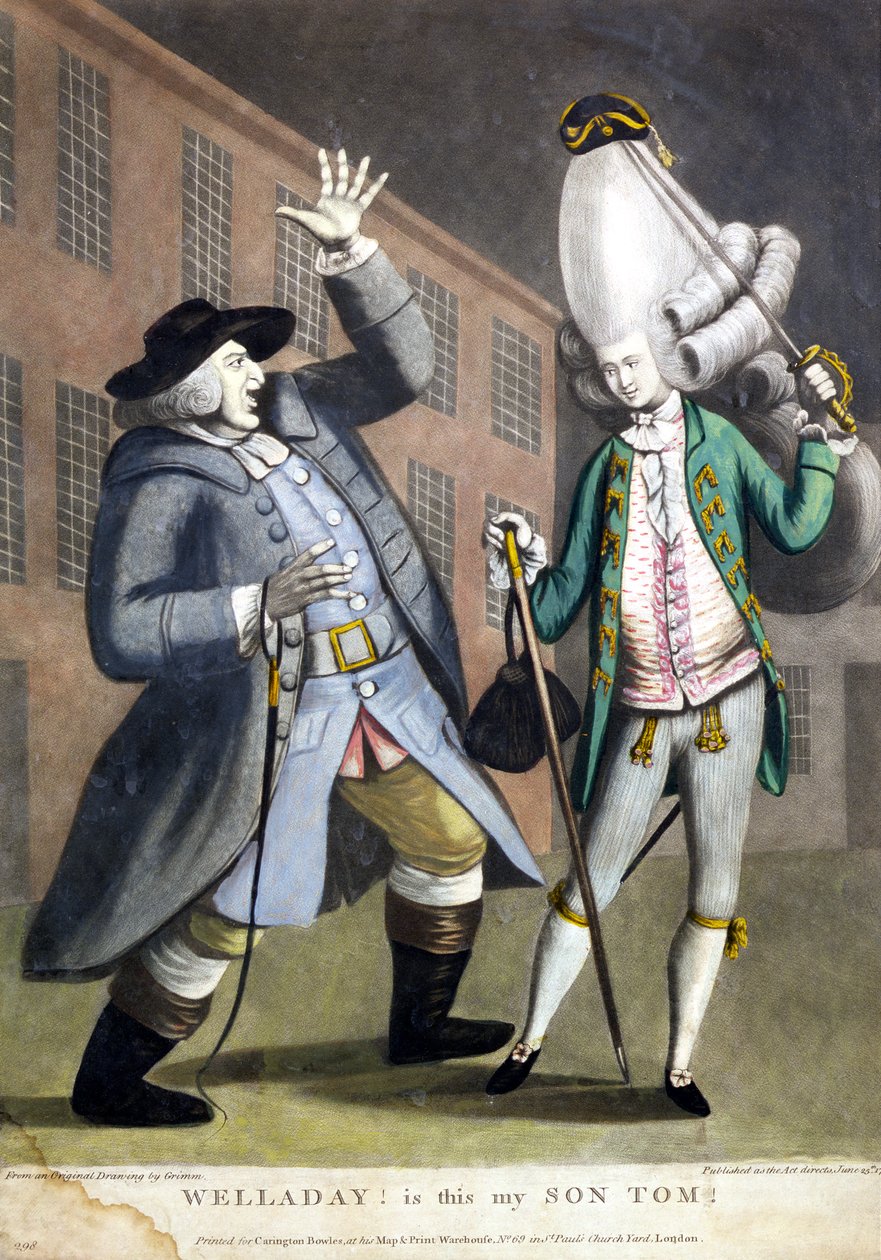 Welladay !. هل هذا هو ابني توم ، من رسم أصلي بواسطة Grimm ، طُبعت لـ Carington Bowles ، London ، Pub. 1773 بواسطة مدرسة اللغة الإنجليزية