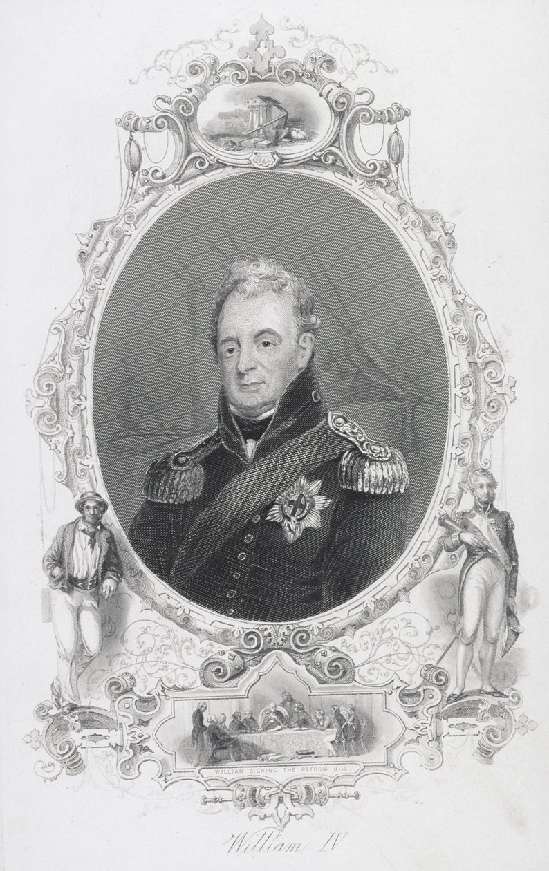 وليام الرابع (1765-1837) ملك بريطانيا العظمى وأيرلندا وهانوفر بواسطة مدرسة اللغة الإنجليزية