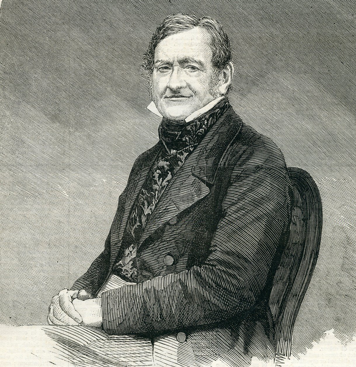 وليام مولريدي (1786-1863) من أخبار لندن المصورة 25 يوليو 1883 بواسطة مدرسة اللغة الإنجليزية