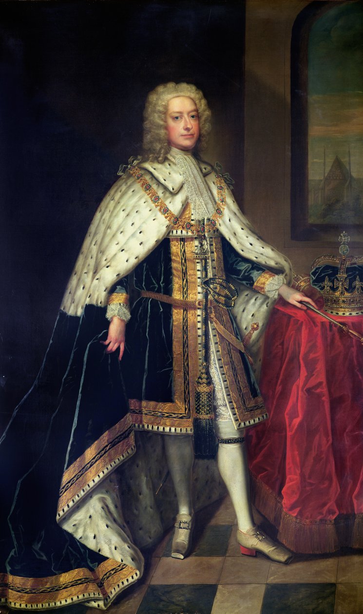 جورج الثاني (1683-1760) بواسطة اينوك سيمان
