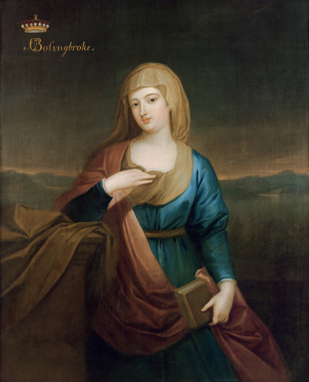 صورة ماري كلير ديشامب دي مارسيلي (1675-1750) ، الزوجة الثانية لهنري ، فيكونت بولينجبروك الأول ، حوالي 1720 بواسطة اينوك سيمان