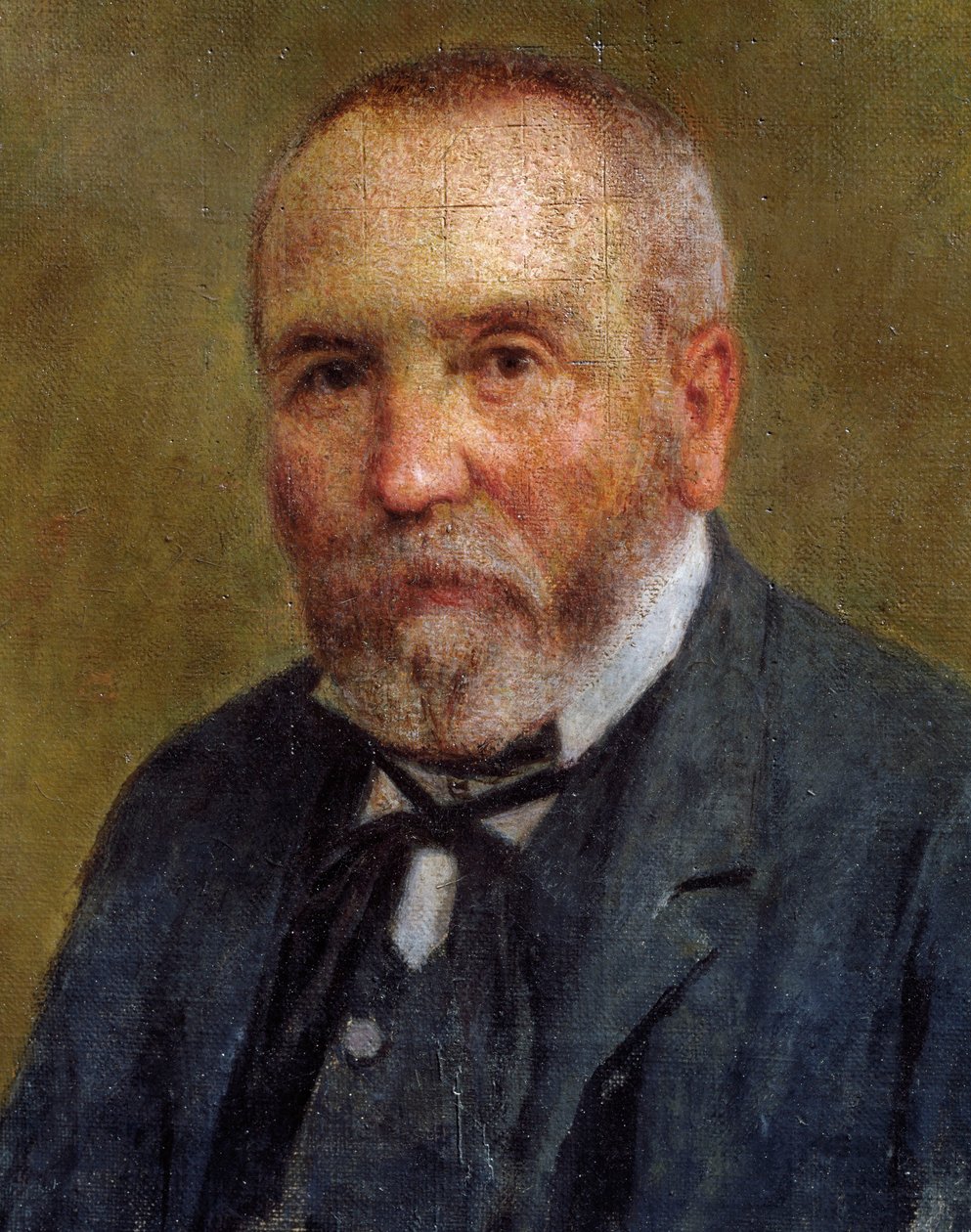 Portrait of my father (Giuseppe Cavalli) (oil on canvas) بواسطة إنريكو كافالي
