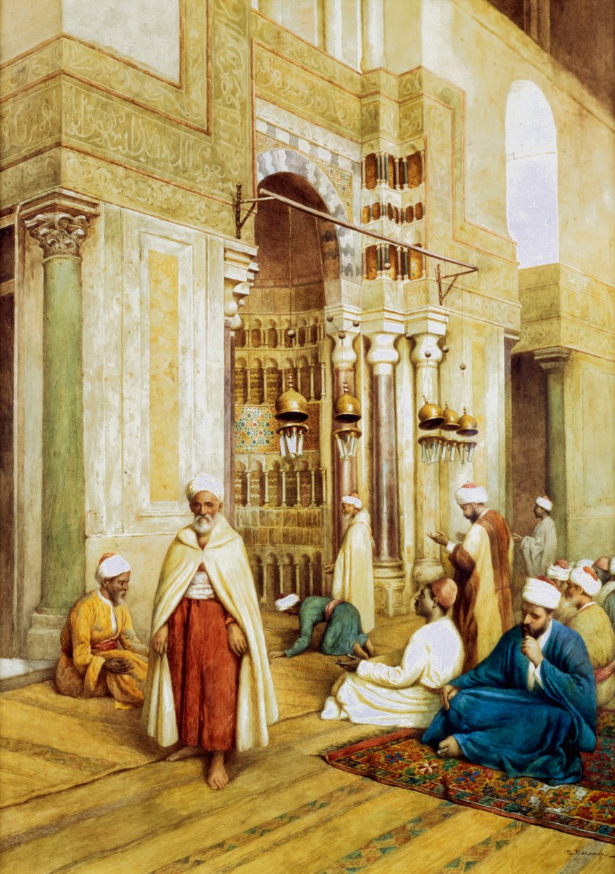 "المصلين في المسجد" ١٨٦٨-١٩٣٨ بواسطة إنريكو تارينغي