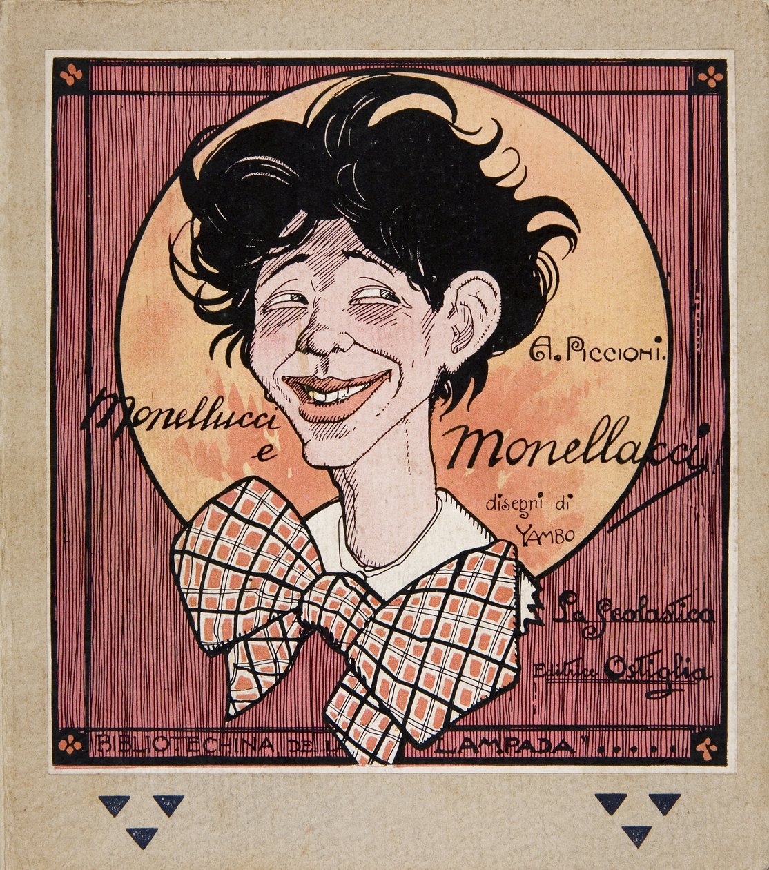 غلاف Monellucci e Monellacci بواسطة A. Piccioni بواسطة إنريكو دي الملقب يامبو كونتي نوفيلي