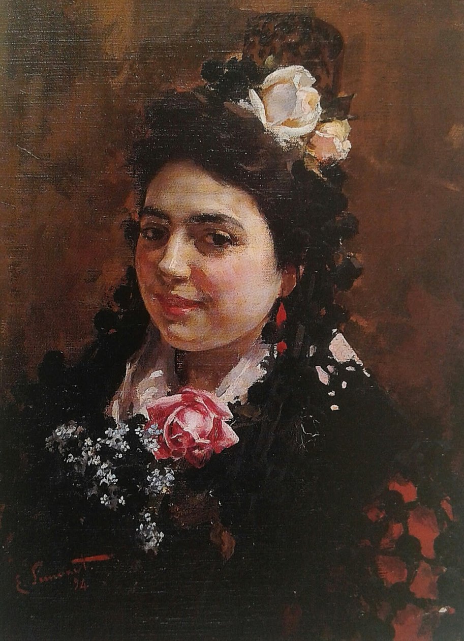 صورة أسونسيون كاسترو ، زوجة الرسامصورة أسونسيون كاسترو ، زوجة الرسام بواسطة إنريكي سيمونيت