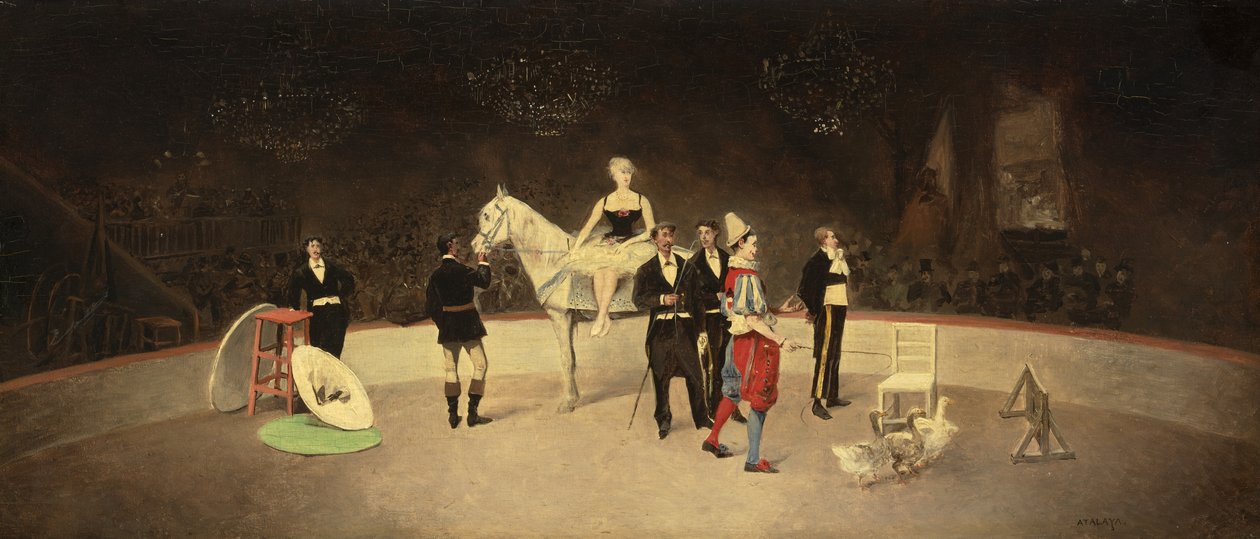 مشهد السيرك ، ج .1890 بواسطة إنريكي أتالايا غونزاليس