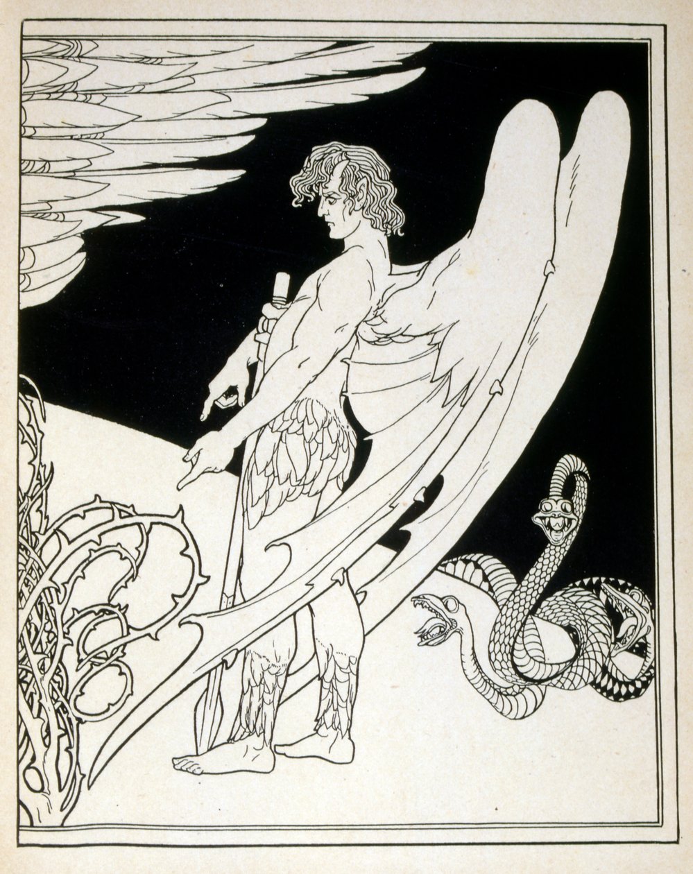 ملاك عملاق من كتاب يهوذا رسمه إفرايم موسى ليلين (1874-1925). يُعتبر ليليان والد الأيقونية الصهيونية ، التي تم إنشاؤها على طراز Jugendstil (الفن الألماني الحديث). قام بتوضيح "يهوذا" (1900) ، وهو كتاب في الشعر التوراتي من تأليف أ بواسطة افرايم موسى الزنابق
