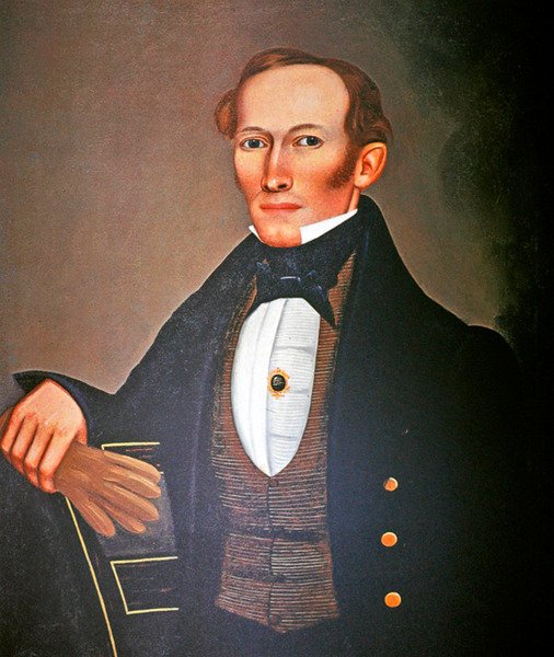 السيد بيرس ، حوالي 1835 (زيت على ظهر السفينة) بواسطة إيراستوس ساليسبري فيلد