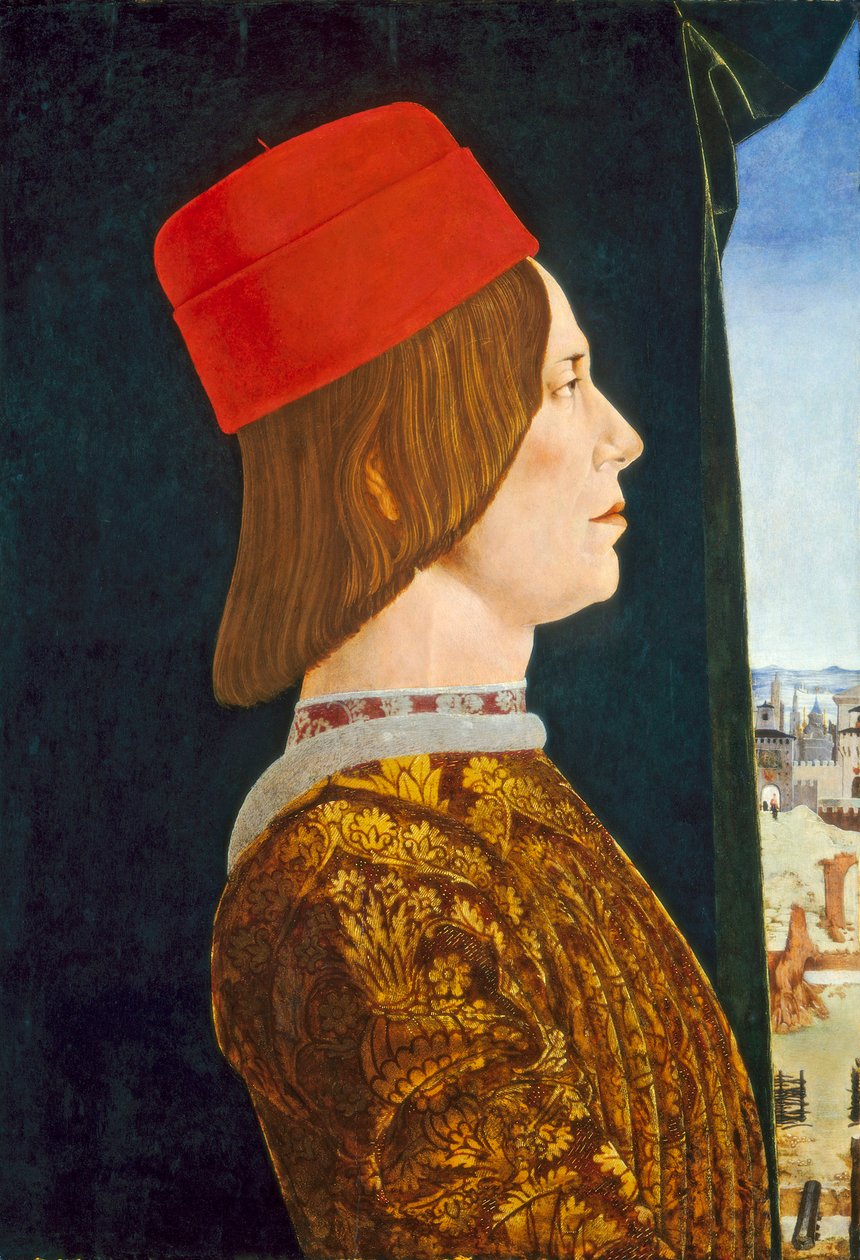 يوحنا الثاني Bentivoglio ، ج. 1474-77 (درجة الحرارة على اللوحة) بواسطة إركول دي روبرتتي
