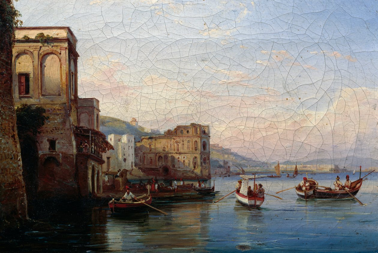 Posillipo, c.1850 (oil on canvas) بواسطة إركول جيجانتي