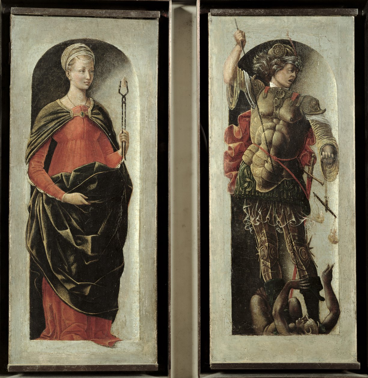 سانت أبولونيا وسانت مايكل ، c.1473 بواسطة إركول دي روبرتتي
