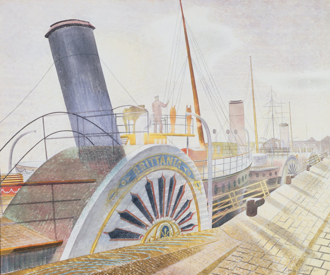 Paddle Steamers ، بريستول كواي (مرحاض) بواسطة إريك رافيليوس