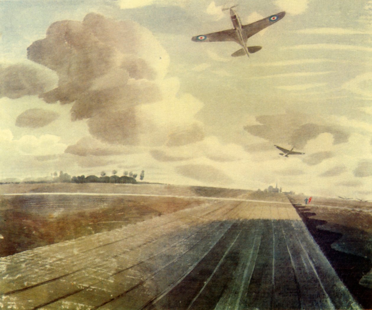 "منظور المدرج" ، 1941 ، 1944. بواسطة إريك رافيليوس