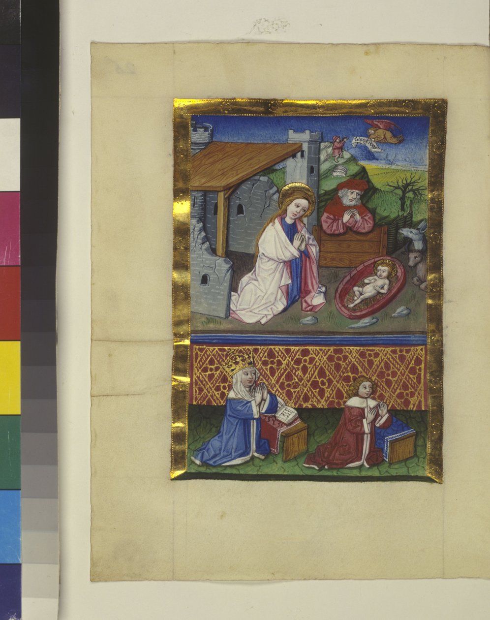 صفحة كاملة: منمنمة، حوالي عام 1464 (لوحة تمبرا) بواسطة إريك ليسينج