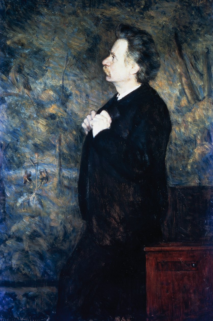 Portrait of Norwegian composer and pianist Edvard Grieg (Bergen بواسطة إريك تيودور ويرنسكولد