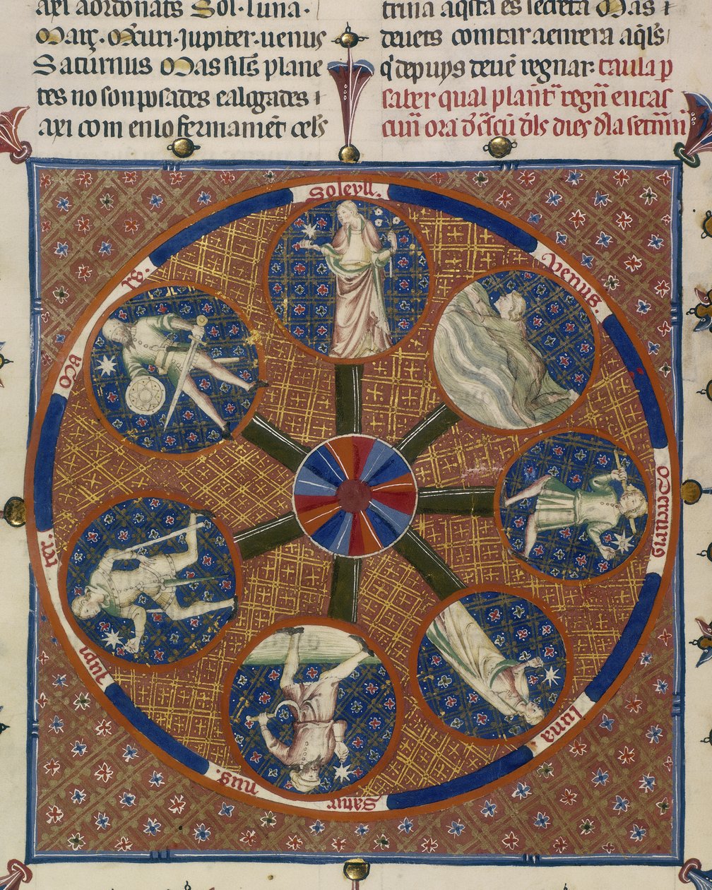ييتس طومسون 31 ، المجلد 70 ، ميداليات الكواكب السبعة ، من "Breviari d
