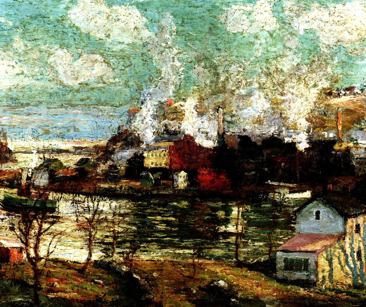 سبويتن دويفيل كريك ، بروكلين ، نيويورك ، c.1914 بواسطة ارنست لوسون