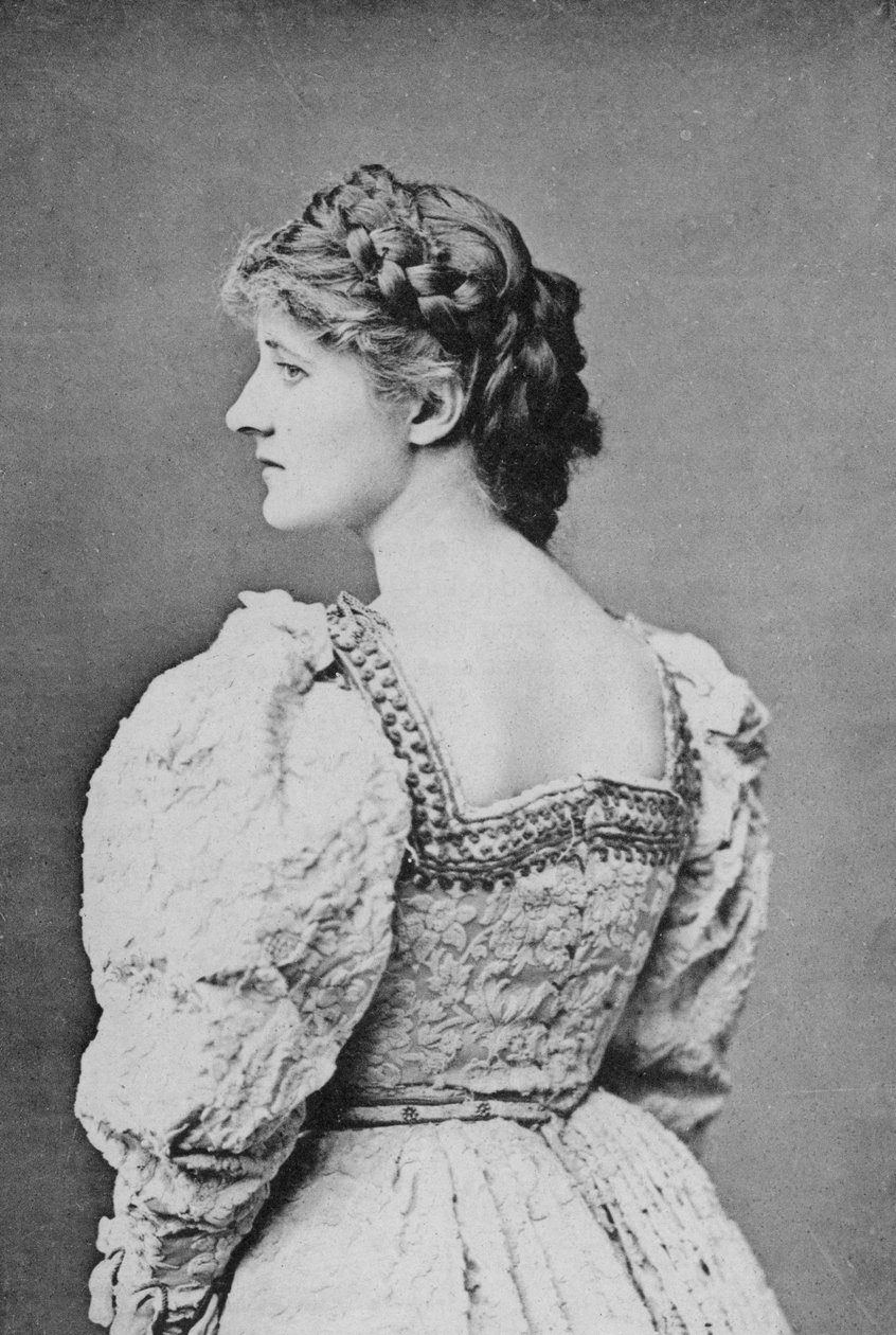 ماري أندرسون ، الممثلة الأمريكية ، 1887 بواسطة إرنست بارود
