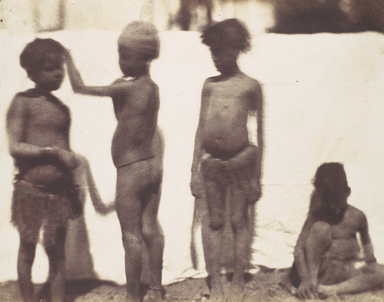 [أطفال من قرية كلابشة بالنوبة] ، 1852. بواسطة إرنست بينيك