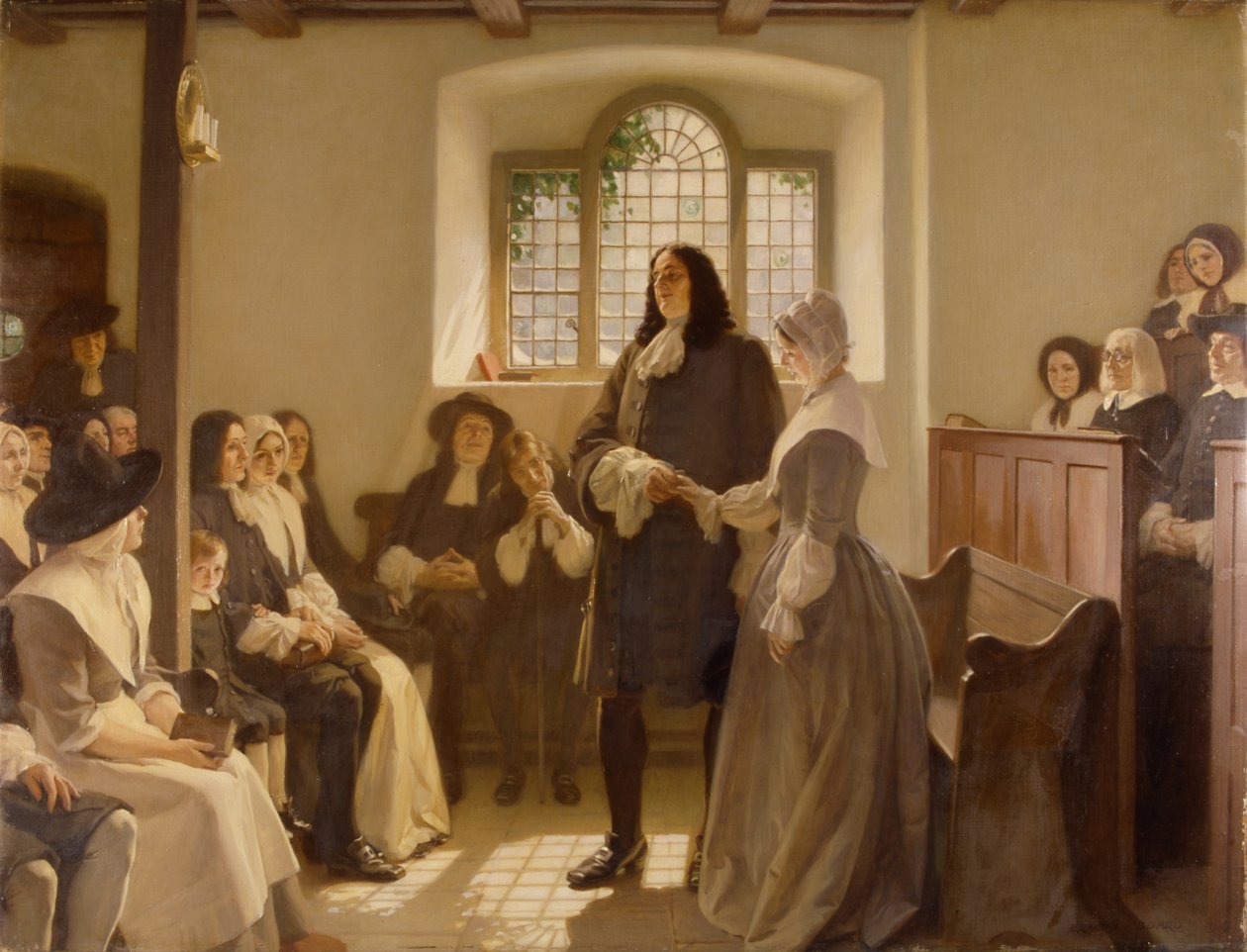 The Marriage of William Penn and Hannah Callowhill at the Friends