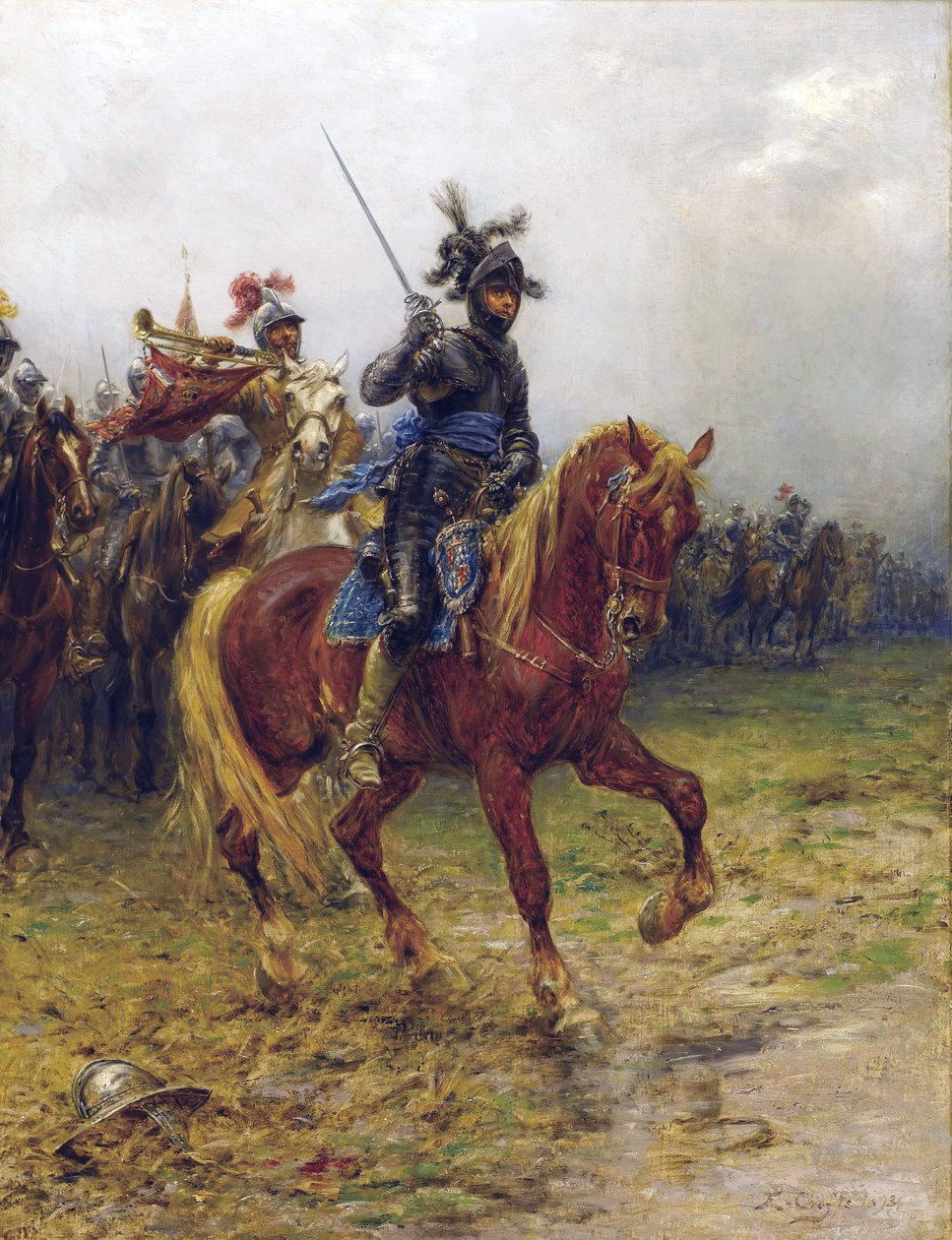 Ruprecht du Palatinate dit Rupert du Rhin أو الأمير روبرت ، جندي ونقاش ومخترع - الأمير روبرت ، كونت بالاتين من نهر الراين (1619-1682) ، دوق كمبرلاند ، بواسطة كروفتس ، إرنست (1847-1911). زيت على قماش بواسطة إرنست كروفتس