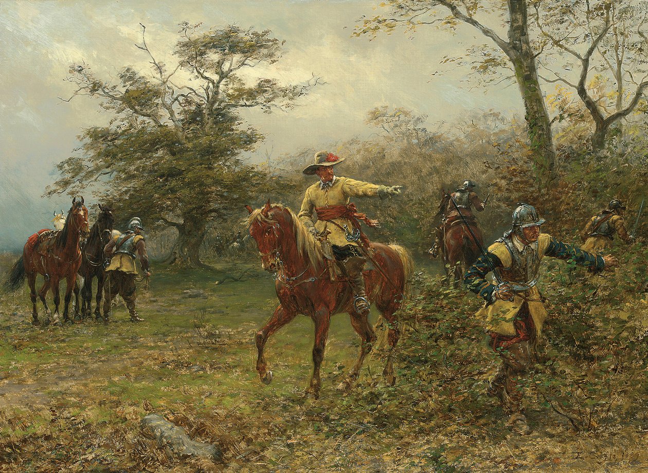 The Boscobel Oak ، 1889 بواسطة إرنست كروفتس