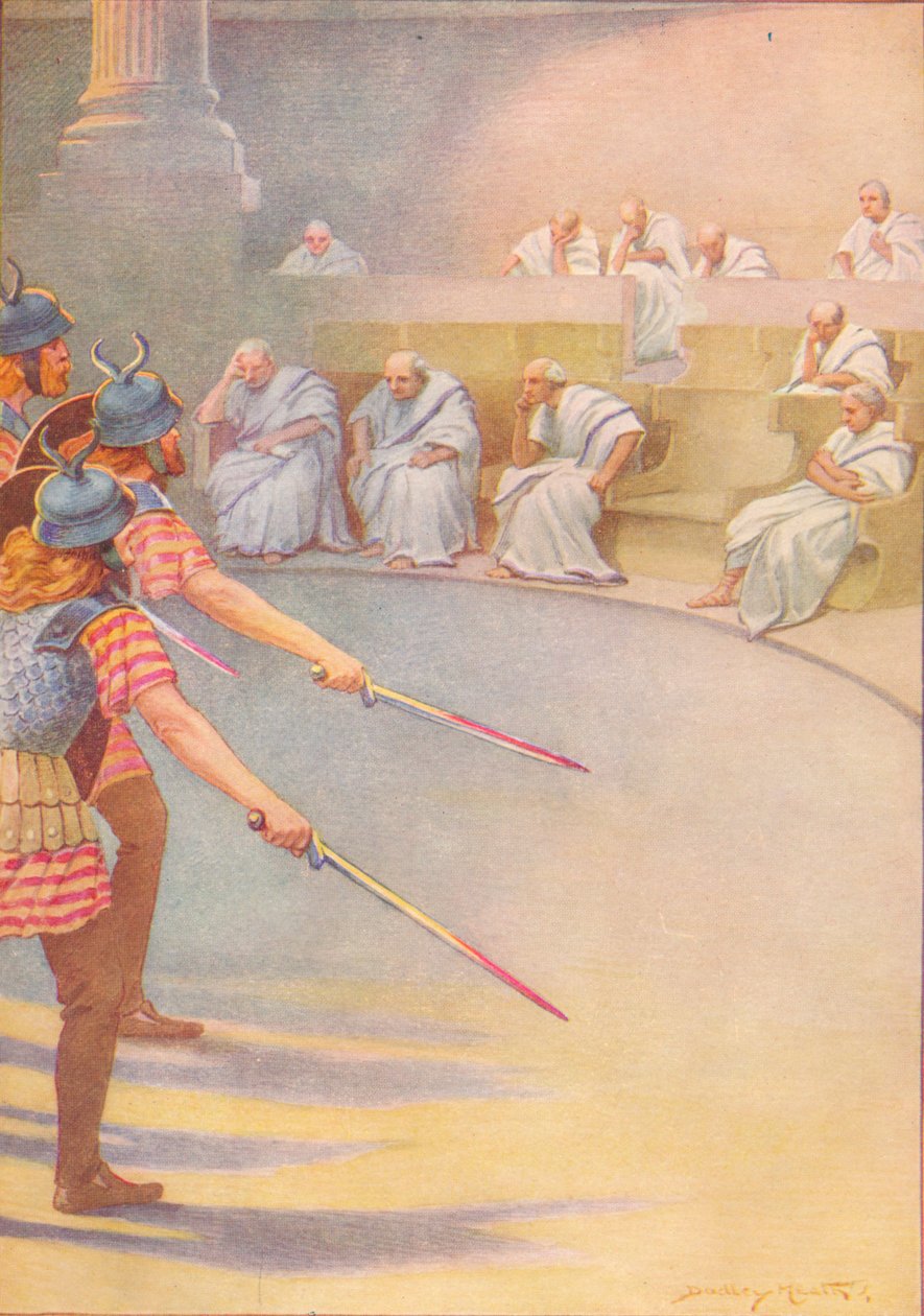 جلس على كرسي من العاج ، وجلس عددًا من كبار السن الغريبة الموقرين ، c1912 1912 بواسطة إرنست دادلي هيث