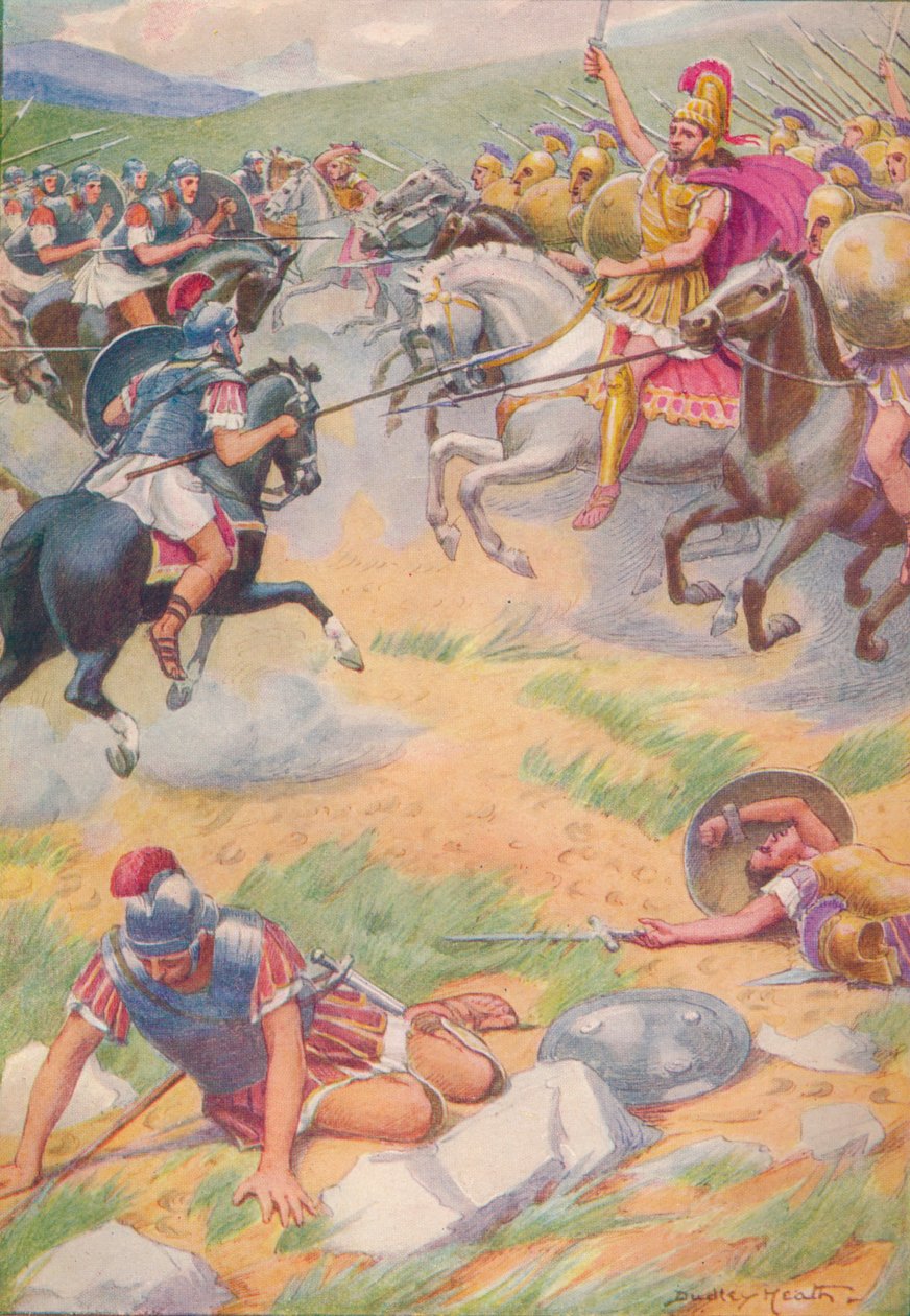 كان درع Pyrrhus أكثر ثراءً وجمالًا من جنوده ، c1912 1912 بواسطة إرنست دادلي هيث