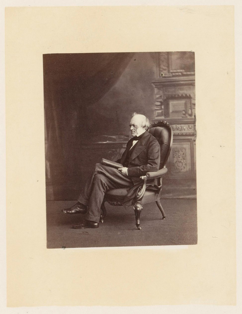 تشارلز ليل ، c1863 (b / w photo) بواسطة إرنست إدواردز