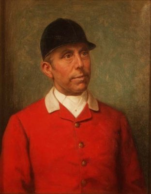 يُعتقد أن هانتسمان كان على درجة الماجستير في لعبة Pytchley Hunt بواسطة إرنست غوستاف (Attr. To) Girardot