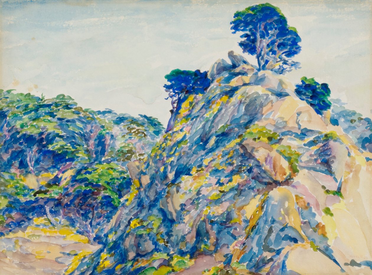 Point Lobos ، أواخر القرن التاسع عشر وأوائل القرن العشرين. بواسطة إرنست هاسكل