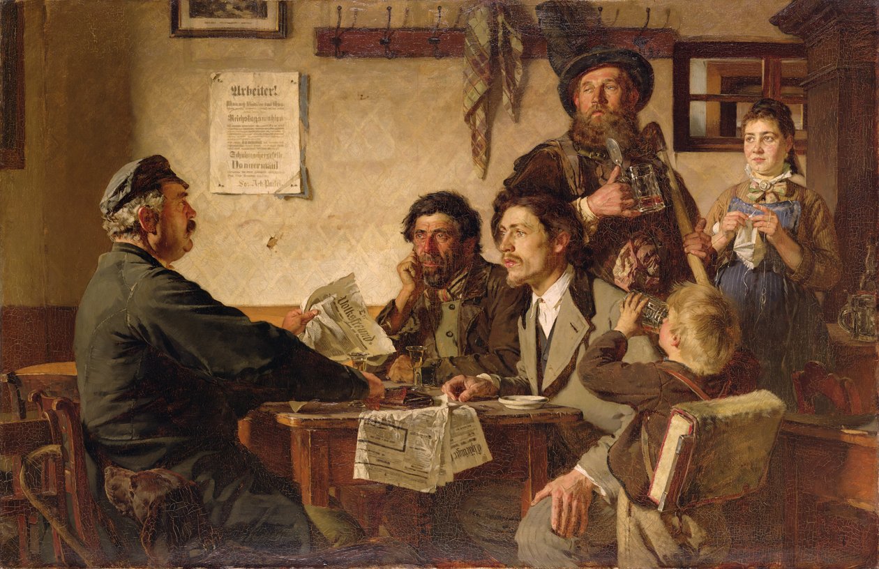 مشهد الحانة ، 1877 بواسطة إرنست هينسلر