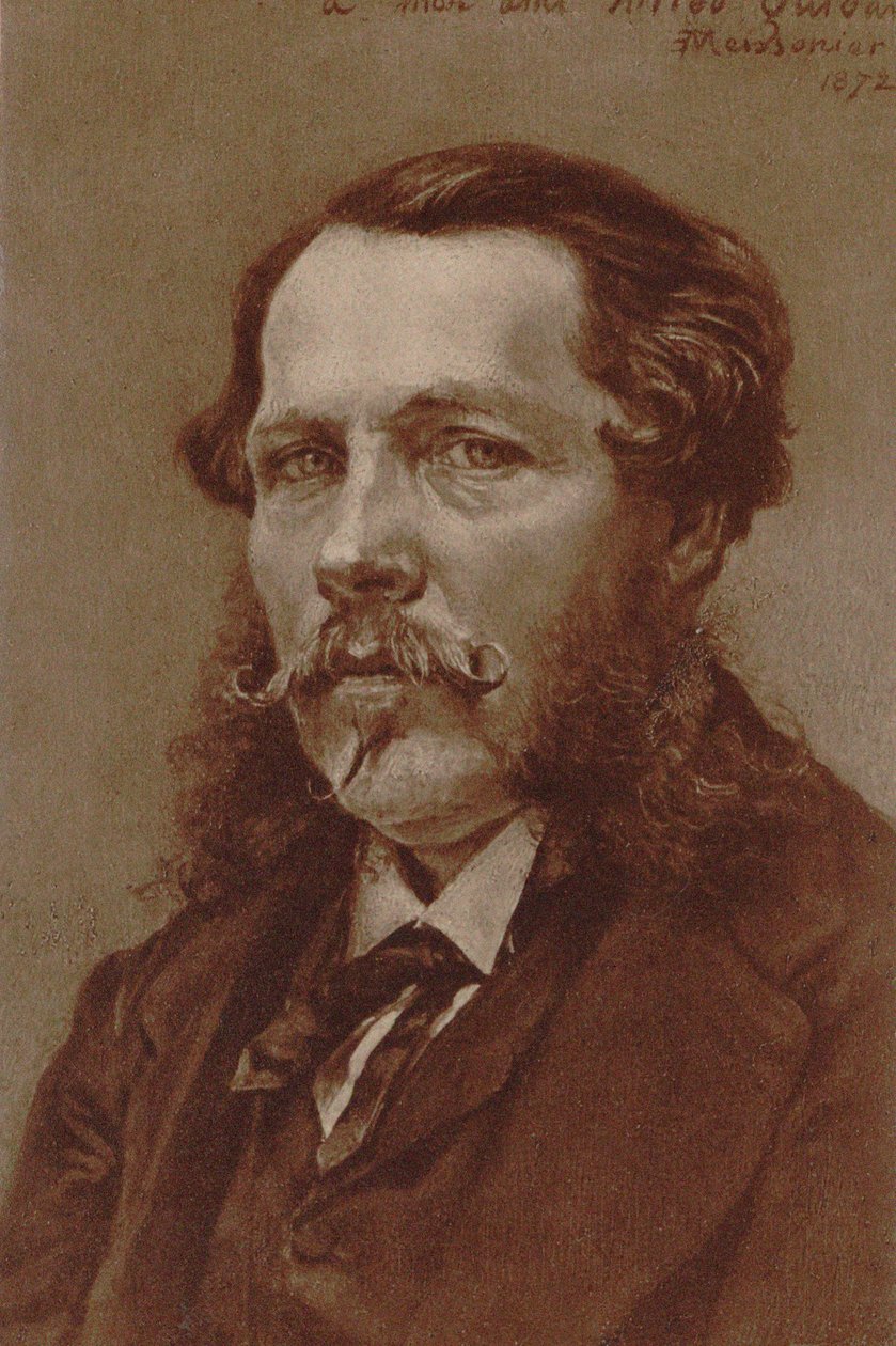 صورة لعازف البيانو والملحن ألفريد كويدانت 1815-1893 ، 1872. بواسطة جان لويس إرنست ميسونييه