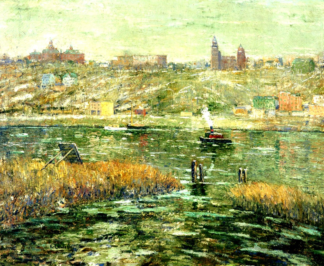 نهر هارلم ، ج .1913-15 بواسطة ارنست لوسون