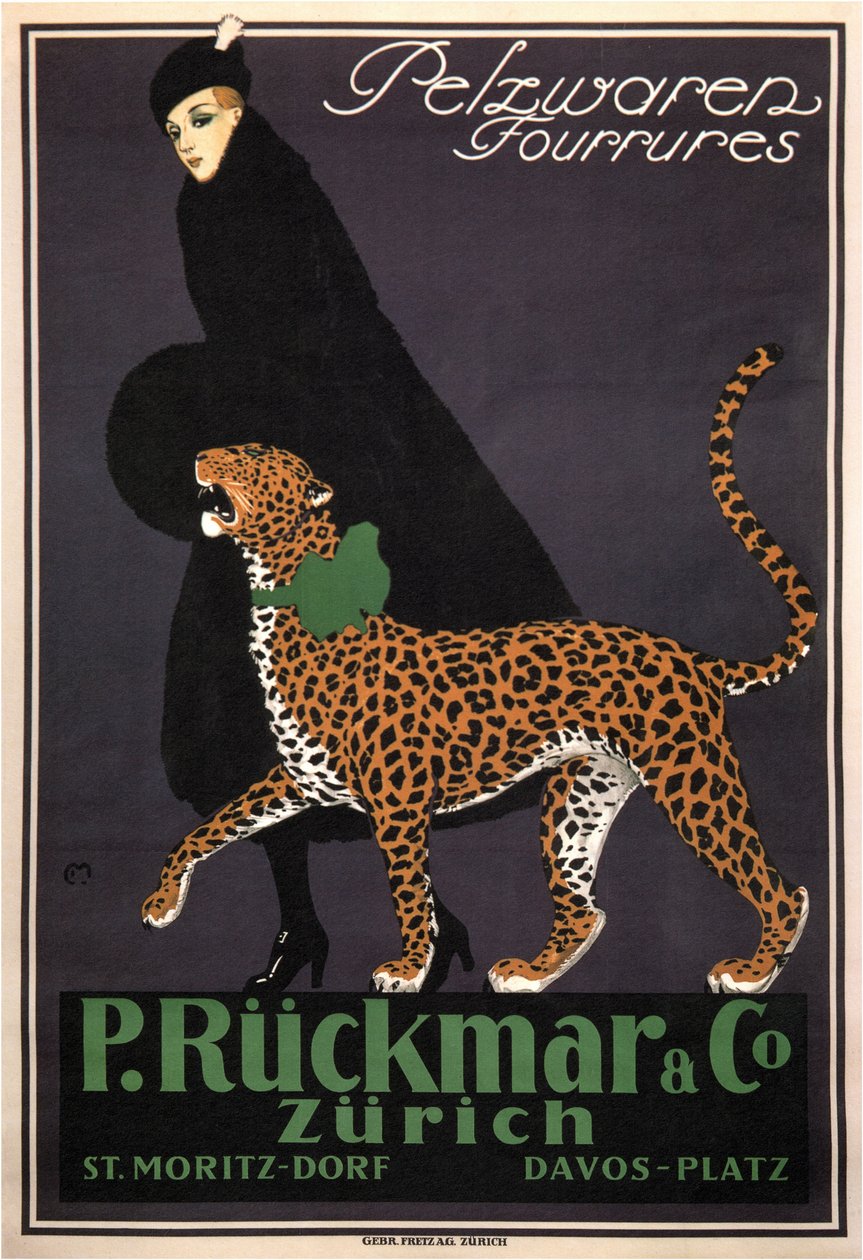 منتجات الفراء P. Rückmar & Co، c. 1910 بواسطة إرنست مونتوت