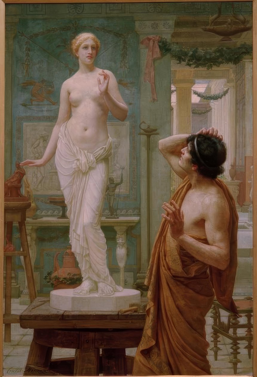 Pygmalion و Galatea بواسطة إرنست نورمان