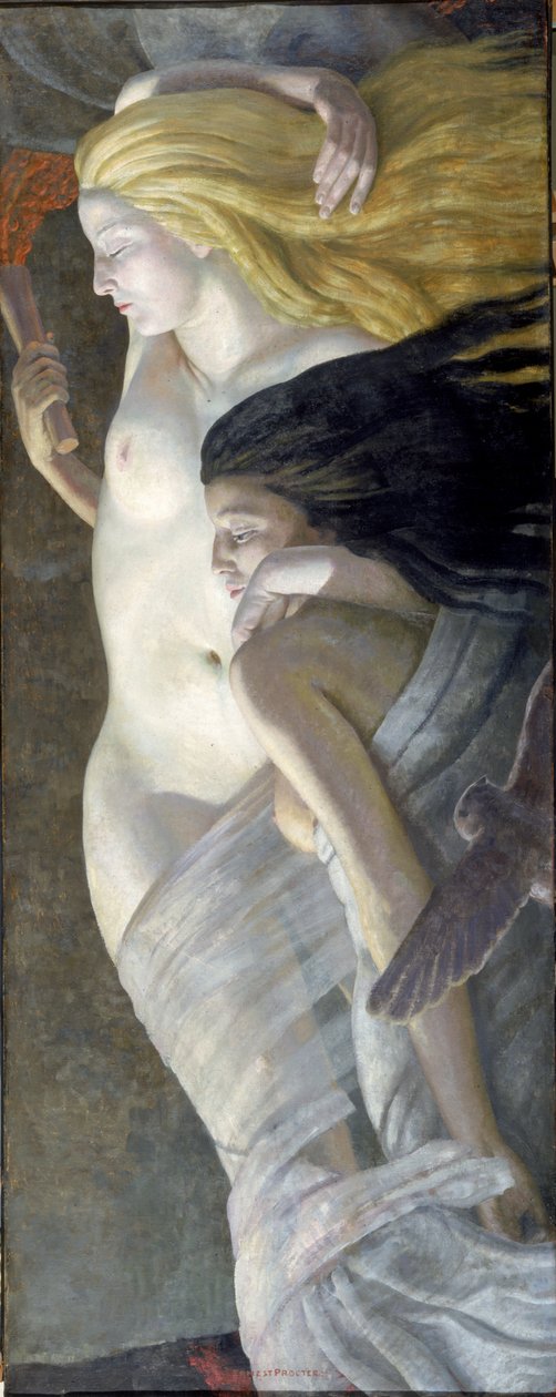 الليل والمساء ، ج .1930 بواسطة إرنست بروكتر