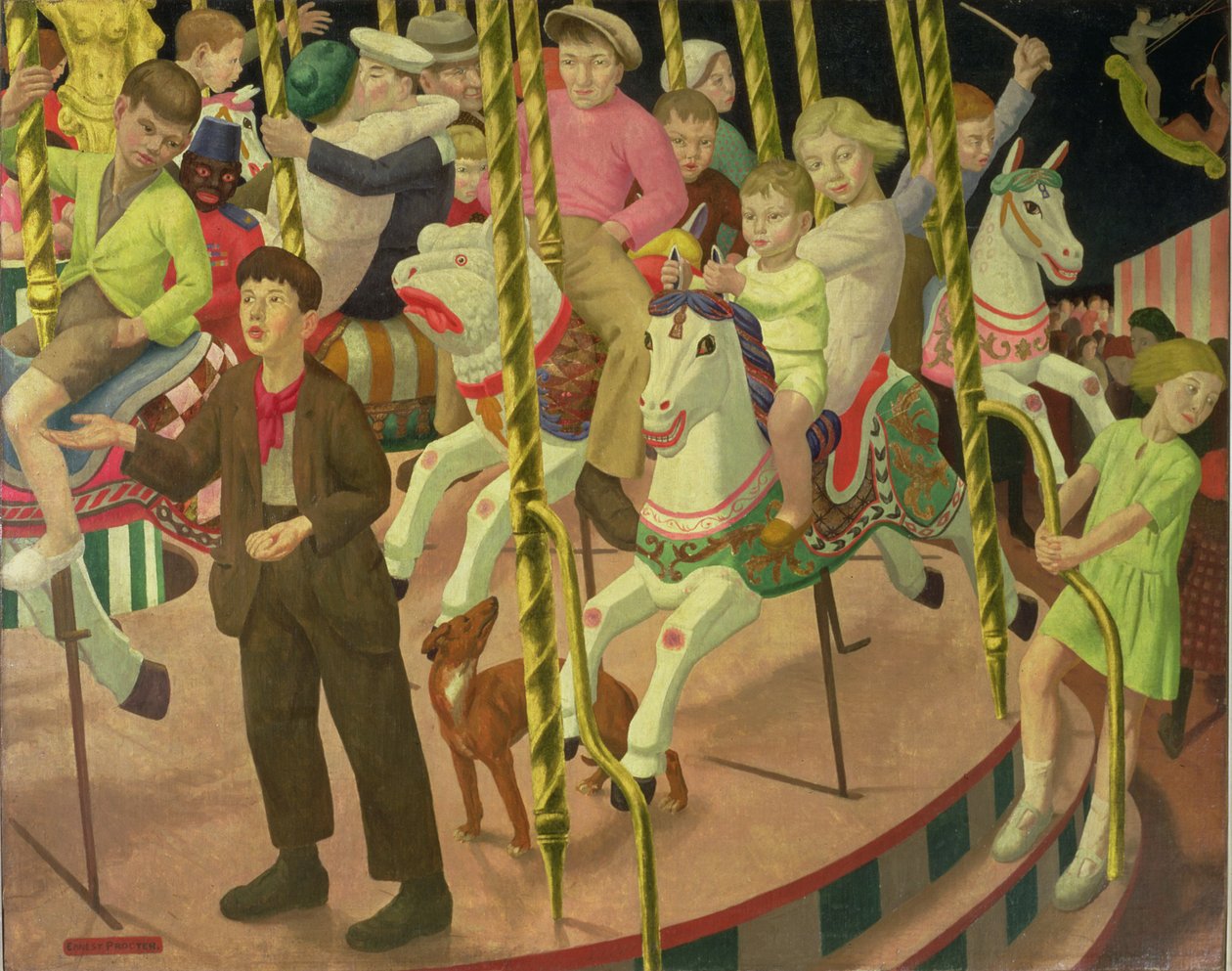 The Merry-Go-Round ، 1924 بواسطة إرنست بروكتر
