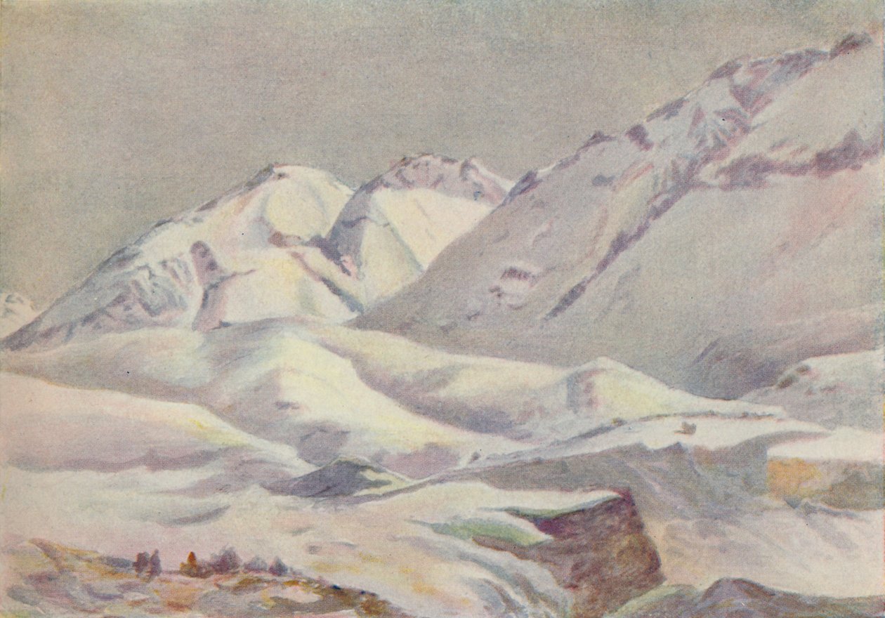 جبال الأنديز ، 1916 بواسطة إرنست وليام عيد الميلاد