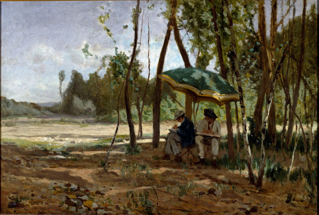 لوحة الرسامين بواسطة إرنستو رايبر (1840-1873) جين جاليريا دي آرت موديرنا إيطاليا بواسطة إرنستو رابر