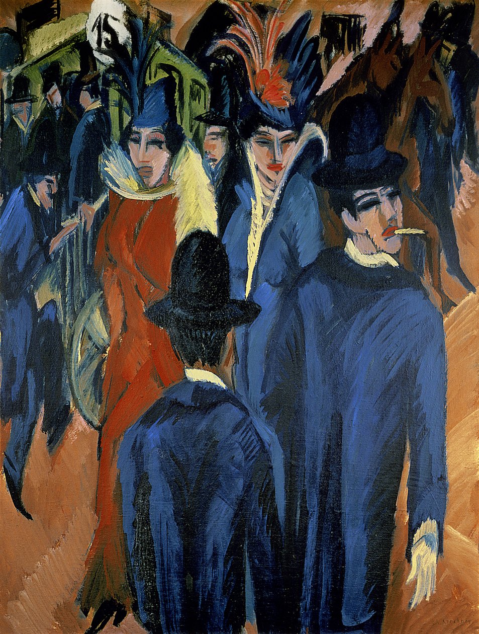 مشهد شارع برلين ، 1913 بواسطة إرنست لودفيج كيرشنر