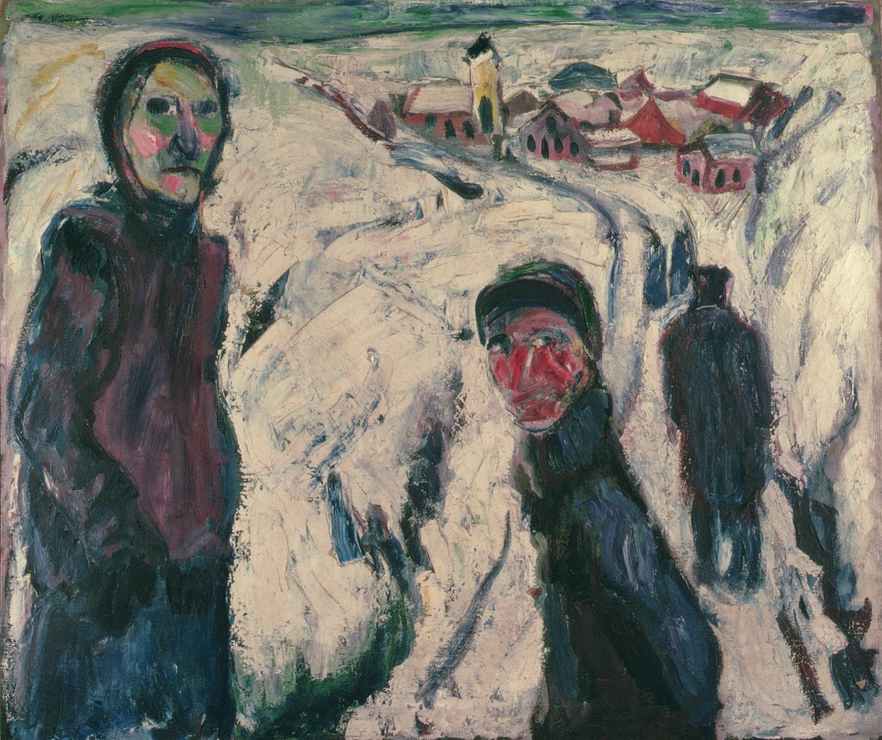المناظر الطبيعية للثلوج ، 1923 بواسطة إرنست لودفيج كيرشنر